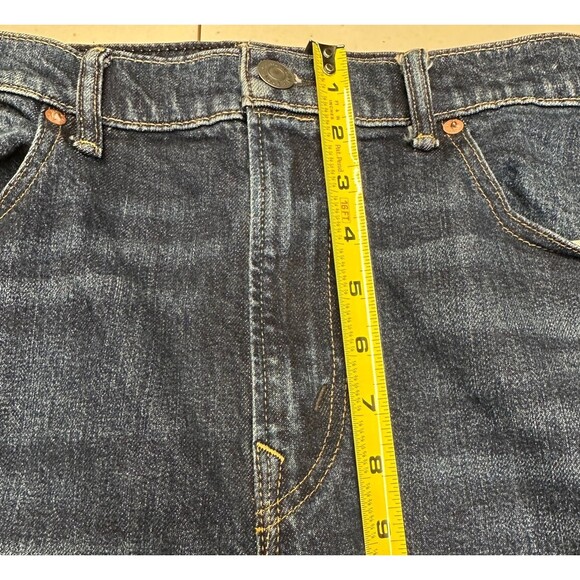 American Eagle Jeans Mens 34X30 (37x29 Actual) Blue Denim Flex Relaxed Straight - Picture 14 of 16